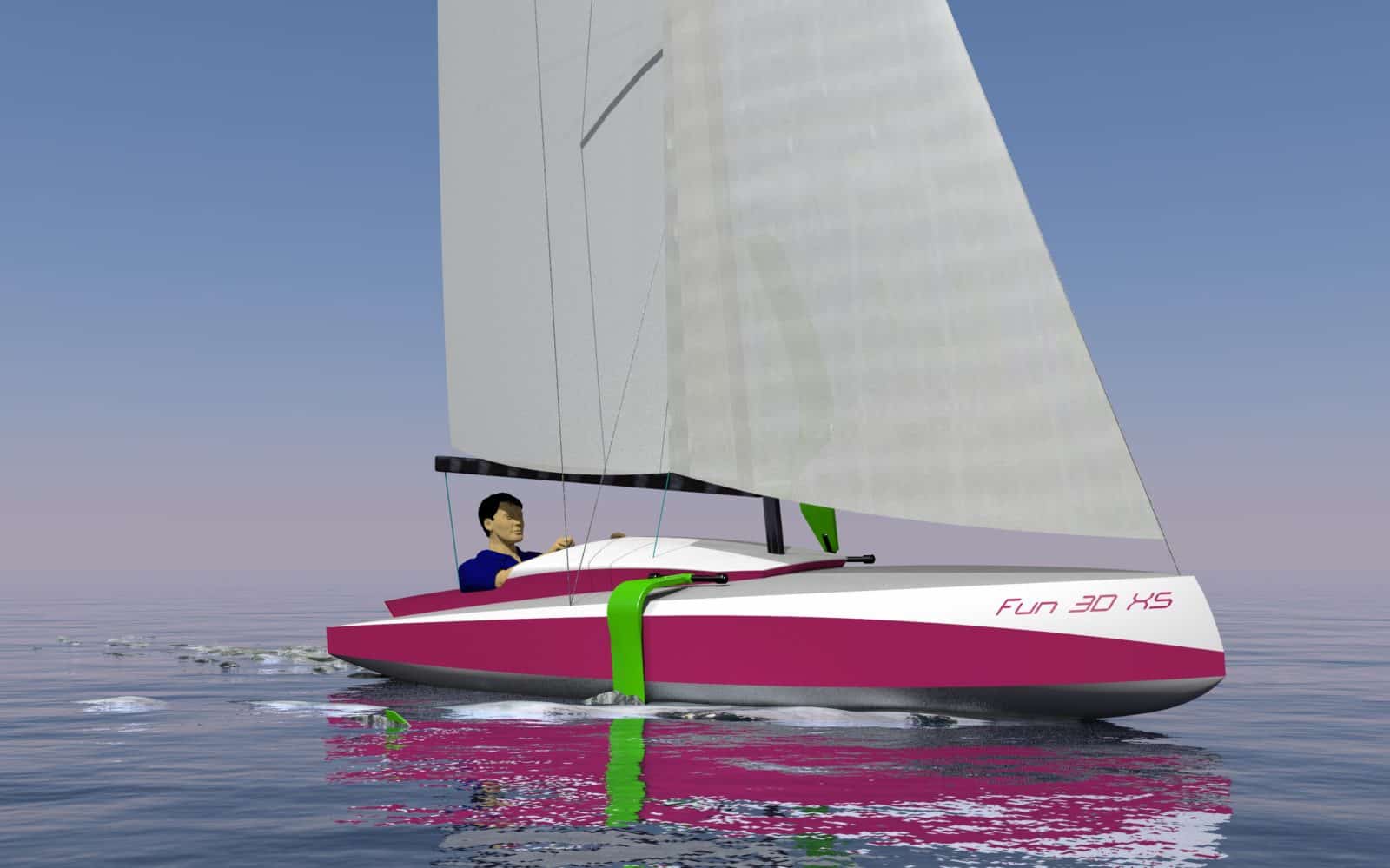 2.4 class sailboat